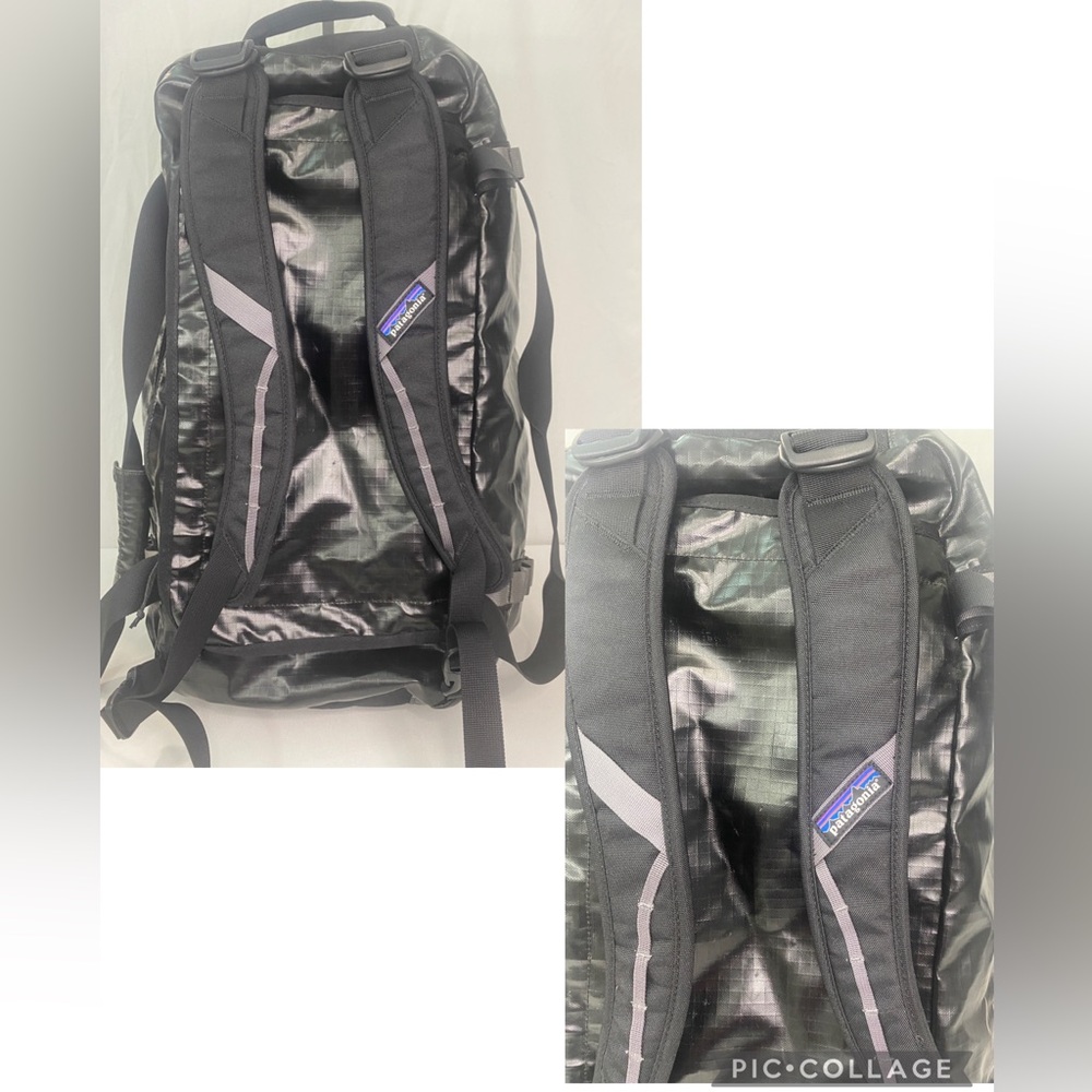 Patagonia Black Hole Duffel Backpack 60L - 49340 Rare Shiny Ripstop Travel Bag - Picture 11 of 17